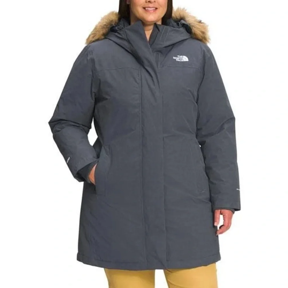 The North Face Women's Dark Gray Parka - Picture 1 of 8